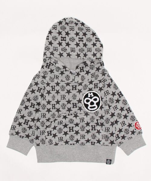 HEAD ROCK（ヘッドロック）の「HEADROCK/ヘッドロック　フーデッドトレーナー（パーカー・キッズ・ブラック系その他/グレー/ブラック/グレー系その他/グリーン系その他/ブルー系その他5/ネイビー/カーキ・110cm/120cm/130cm/150cm/140cm/100cm）」の5枚目の写真