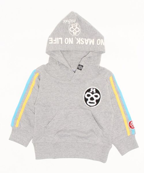 HEAD ROCK（ヘッドロック）の「HEADROCK/ヘッドロック　フーデッドトレーナー（パーカー・キッズ・ブラック系その他/グレー/ブラック/グレー系その他/グリーン系その他/ブルー系その他5/ネイビー/カーキ・110cm/120cm/130cm/150cm/140cm/100cm）」の4枚目の写真