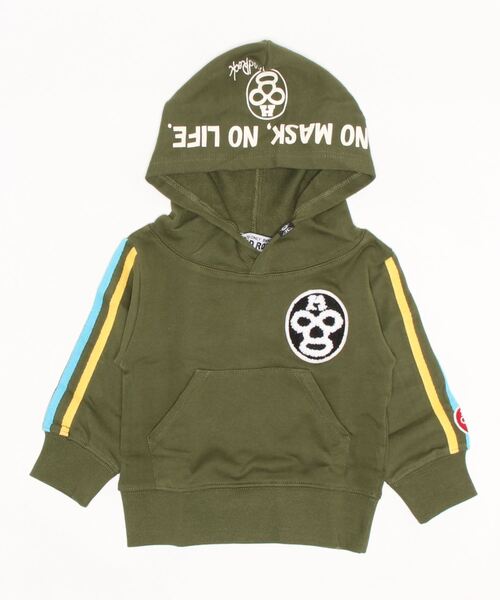 HEAD ROCK（ヘッドロック）の「HEADROCK/ヘッドロック　フーデッドトレーナー（パーカー・キッズ・ブラック系その他/グレー/ブラック/グレー系その他/グリーン系その他/ブルー系その他5/ネイビー/カーキ・110cm/120cm/130cm/150cm/140cm/100cm）」の6枚目の写真