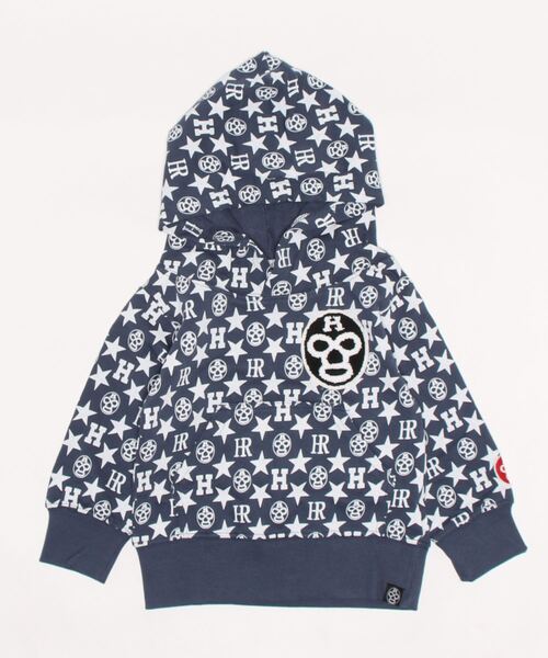 HEAD ROCK（ヘッドロック）の「HEADROCK/ヘッドロック　フーデッドトレーナー（パーカー・キッズ・ブラック系その他/グレー/ブラック/グレー系その他/グリーン系その他/ブルー系その他5/ネイビー/カーキ・110cm/120cm/130cm/150cm/140cm/100cm）」の8枚目の写真