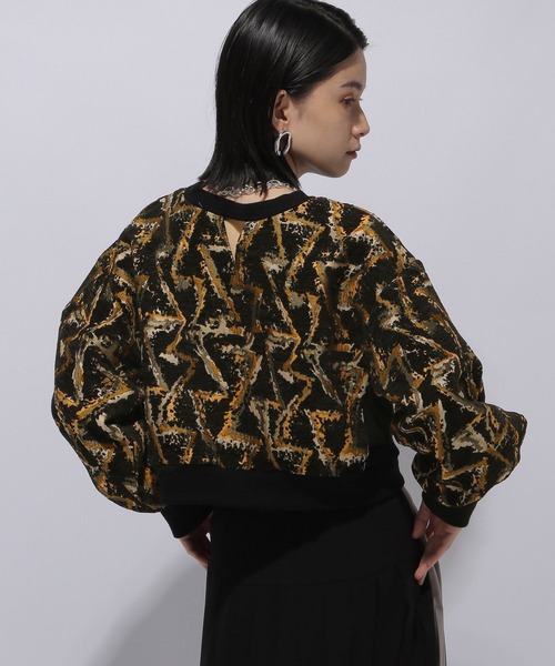 HARE（ハレ）の「2WAYジャガードプルオーバー(HARE)（スウェット