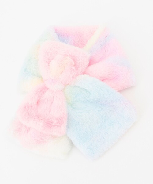 ANY（エニィ）の「リボンマフラー（マフラー・キッズ・アイボリー系/ピンク系/ライラック系8・F）」の7枚目の写真