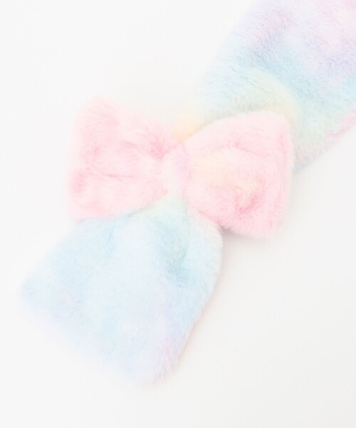 ANY（エニィ）の「リボンマフラー（マフラー・キッズ・アイボリー系/ピンク系/ライラック系8・F）」の9枚目の写真