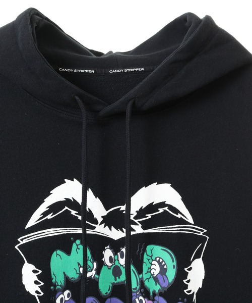 Candy Stripper（キャンディストリッパー）の「MAD CANDY SWEAT フーディー（スウェット・レディース・ネイビー/ホワイト/ブラック・2）」の9枚目の写真