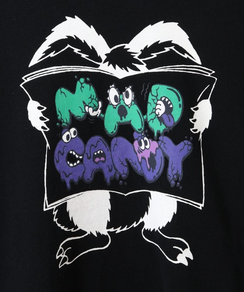 Candy Stripper（キャンディストリッパー）の「MAD CANDY SWEAT フーディー（スウェット・レディース・ネイビー/ホワイト/ブラック・2）」の6枚目の写真