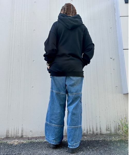 Candy Stripper（キャンディストリッパー）の「MAD CANDY SWEAT フーディー（スウェット・レディース・ネイビー/ホワイト/ブラック・2）」の12枚目の写真