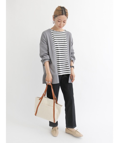 Samansa Mos2 blue（サマンサモスモスブルー）の「◎トッパーカーディガン（カーディガン/ボレロ・レディース・ブラック/ベージュ/ブラウン/グレー・ﾌﾘ-）」の6枚目の写真