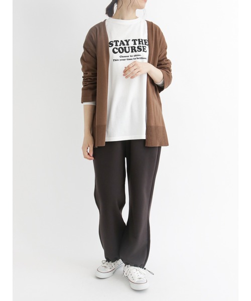 Samansa Mos2 blue（サマンサモスモスブルー）の「◎トッパーカーディガン（カーディガン/ボレロ・レディース・ブラック/ベージュ/ブラウン/グレー・ﾌﾘ-）」の9枚目の写真