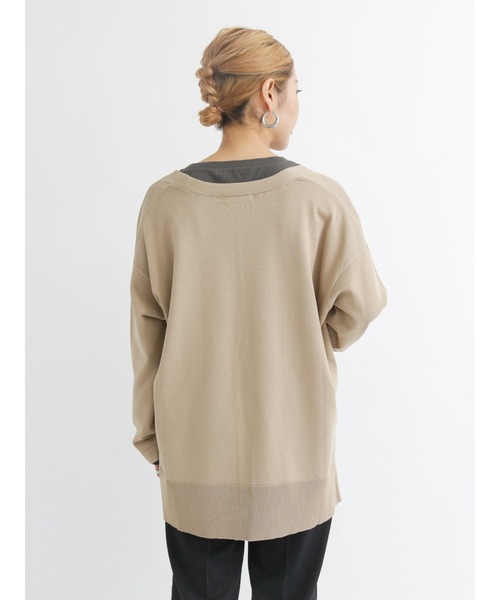 Samansa Mos2 blue（サマンサモスモスブルー）の「◎トッパーカーディガン（カーディガン/ボレロ・レディース・ブラック/ベージュ/ブラウン/グレー・ﾌﾘ-）」の18枚目の写真