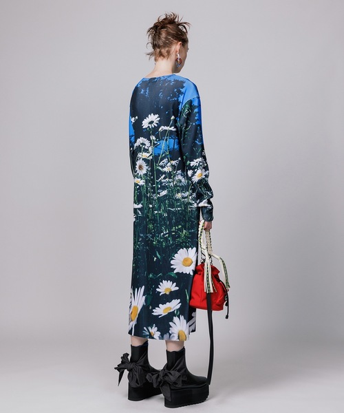 NON TOKYO（ノントーキョー）の「PRINT RIB LONG SLEEVE C/S（T