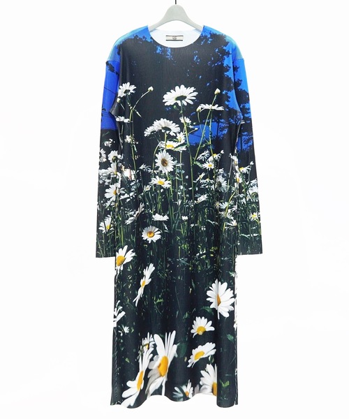 NON TOKYO（ノントーキョー）の「PRINT RIB LONG SLEEVE ONE-PIECE