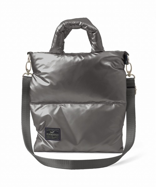 ROOTOTE（ルートート）の「【取外し可能ショルダー付き】ルートート/LT.サコッシュ.フェザーカラーB2（ショルダーバッグ・レディース・シルバー/ゴールド・FREE）」の4枚目の写真