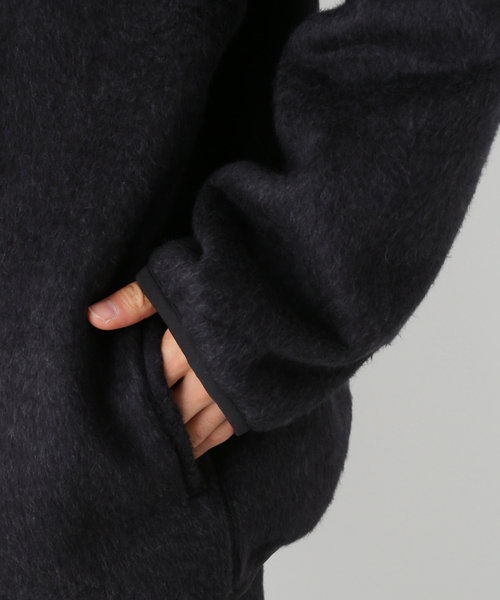 blurhms / ブラームス】Cotton Silk Fleece Snap P/O（ブルゾン
