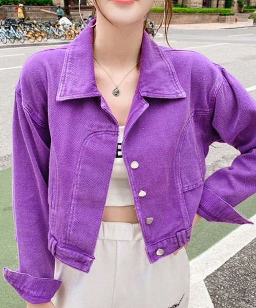 デニムジャケット（パープル系）一覧 - WEAR