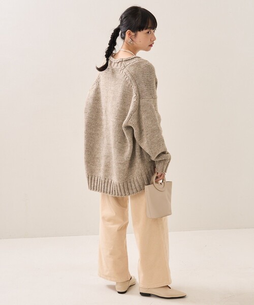 nowos ロービングニットカーディガン nowos ロービングニットカーディガン