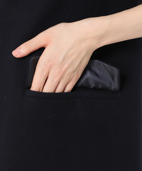 journal standard L'essage（ジャーナルスタンダードレサージュ）の「スーパー100Sチェスターコート（チェスターコート・レディース・ベージュ/ネイビー・38/36）」の11枚目の写真