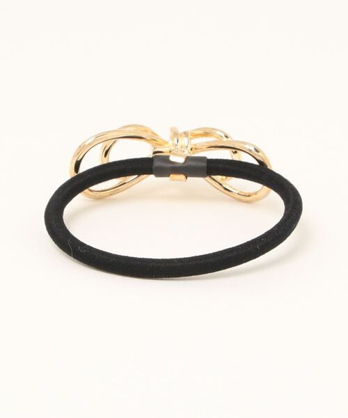 LINFA (リンファ)の「【LINFA】/ダブルリボン ヘアゴム(ヘアゴム・レディース・ゴールド/ピンクゴールド/シルバー・FREE)」の4枚目の写真