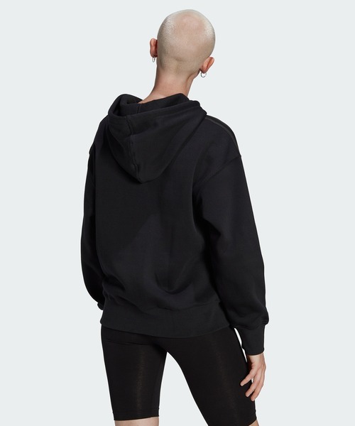 adidas（アディダス）の「トレフォイルグラフィック 刺しゅうパーカー / アディダスオリジナルス（パーカー・レディース・ベージュ/ブラック/ホワイト・MEDIUM/SMALL/XX-LARGE/LARGE/X-LARGE/X-SMALL）」の22枚目の写真