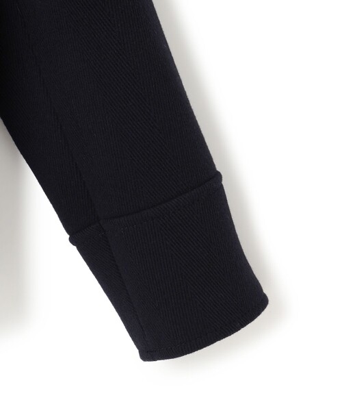 23区（ニジュウサンク）の「ヘリンボーン ショート ピーコート（ピーコート・レディース・ネイビー系/黄土色系・32）」の4枚目の写真