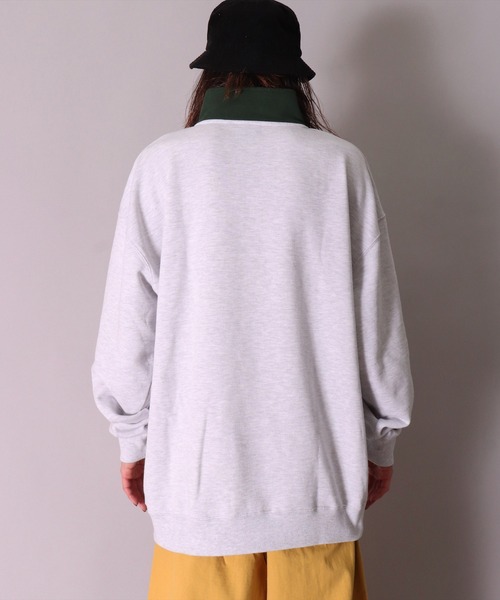 STARTER BLACK LABEL(スターターブラックレーベル)の「(YO)【STARTER BLACK LABEL】スウェット ハーフジップ プルオーバー(スウェット・メンズ・ブラック/オフホワイト/マスタード・MEDIUM/LARGE/X-LARGE)」の14枚目の写真