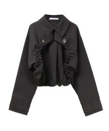UN3D. | トレンチショートブルゾン【セットアップ着用可能】(ブルゾン)