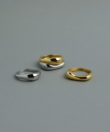 金属アレルギー対応「ieLS」ステンレス デザインニュアンスリング