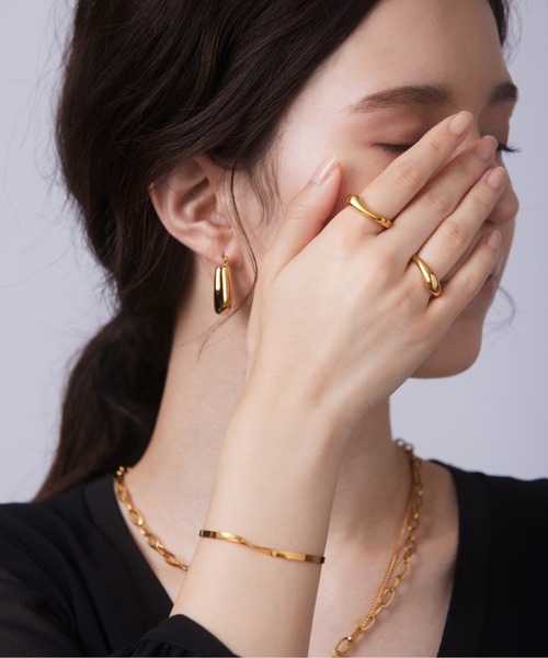 ieLS（イエルズ）の「金属アレルギー対応「ieLS」ステンレス　デザインニュアンスリング（リング・メンズ・ゴールド/シルバー/ゴールド系1/シルバー系2/ゴールド系2/シルバー系1・11.5/14/10/15 /17/19/9/13）」の10枚目の写真