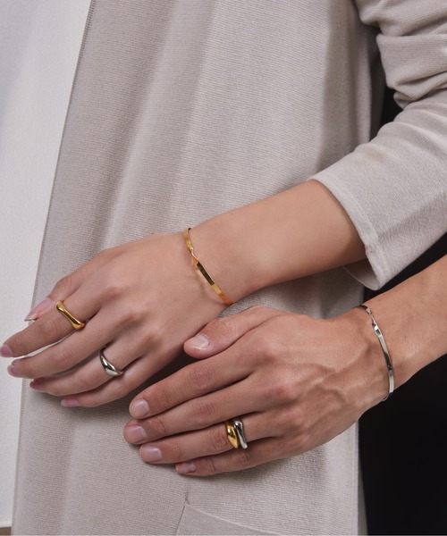 ieLS（イエルズ）の「金属アレルギー対応「ieLS」ステンレス　デザインニュアンスリング（リング・メンズ・ゴールド/シルバー/ゴールド系1/シルバー系2/ゴールド系2/シルバー系1・11.5/14/10/15 /17/19/9/13）」の15枚目の写真