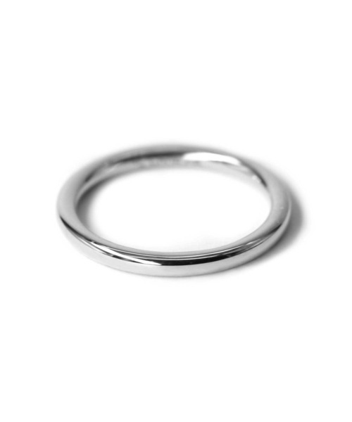 LHME（エルエイチエムイー）の「LHME スリムプレーンリング/サージカルステンレス316L（金属アレルギー対応）（リング・レディース・シルバー/イエローゴールド・9号/11号/13号/15号）」の4枚目の写真