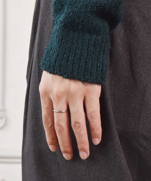 LHME（エルエイチエムイー）の「LHME スリムプレーンリング/サージカルステンレス316L（金属アレルギー対応）（リング・レディース・シルバー/イエローゴールド・9号/11号/13号/15号）」の16枚目の写真