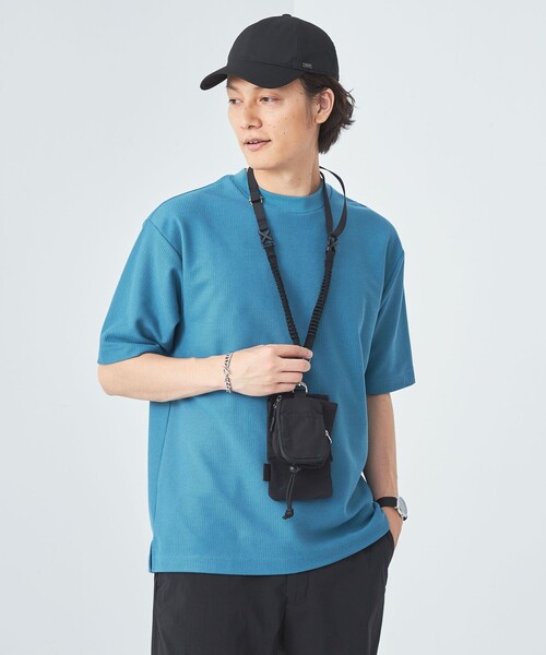 green label relaxing（グリーンレーベルリラクシング）の「【別注】＜fellowww＞ スリング 3連 ポーチ（ショルダーバッグ・メンズ・その他1/ブラック・FREE）」の3枚目の写真