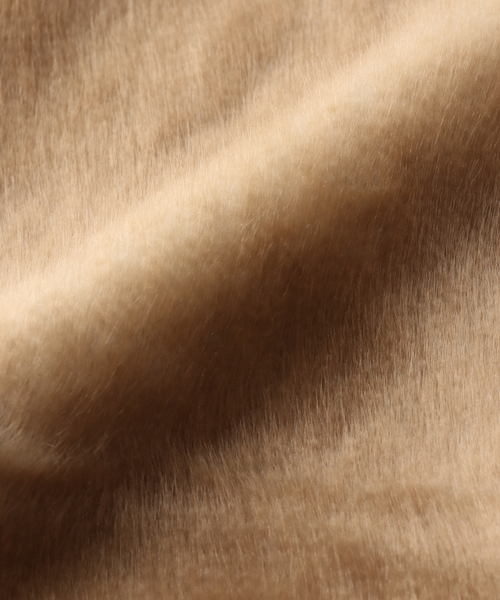 La TOTALITE(ラトータリテ)の「【HELEN MOORE/ヘレンムーア】ecofur muff(マフラー・レディース・チャコールグレー/キャメル・FREE)」の8枚目の写真