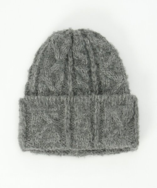 CLIPPER CASUALS（クリッパーカジュアル）の「CLIPPER CASUALS クリッパーカジュアル Bobcap（ニットキャップ/ビーニー・レディース・オフホワイト/オレンジ/グレー・FREE）」の3枚目の写真