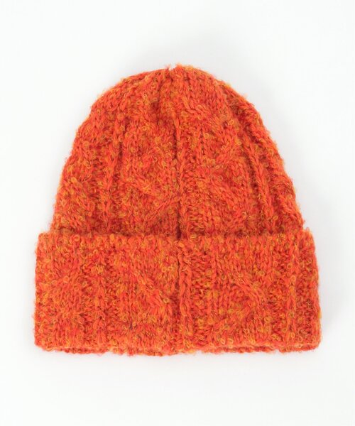 CLIPPER CASUALS（クリッパーカジュアル）の「CLIPPER CASUALS クリッパーカジュアル Bobcap（ニットキャップ/ビーニー・レディース・オフホワイト/オレンジ/グレー・FREE）」の6枚目の写真