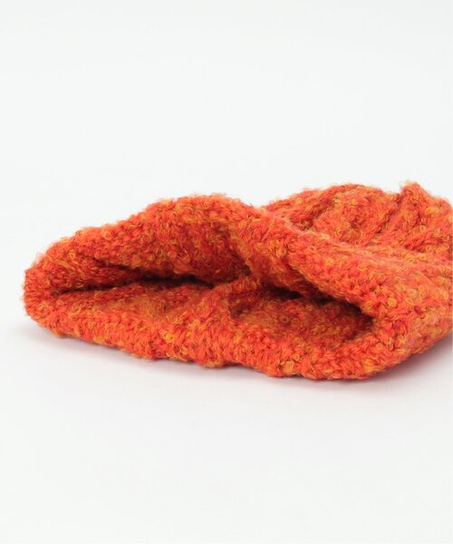 CLIPPER CASUALS（クリッパーカジュアル）の「CLIPPER CASUALS クリッパーカジュアル Bobcap（ニットキャップ/ビーニー・レディース・オフホワイト/オレンジ/グレー・FREE）」の5枚目の写真