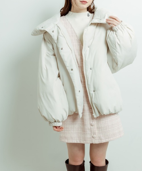 OLIVE des OLIVE（オリーブデオリーブ）の「Vネックジャンスカ（ワンピース・レディース・ラベンダー/スミクロ/ブラック・FREE）」の17枚目の写真