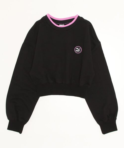 PUMA(プーマ)の「PUMA/プーマ スウェット 53356201(スウェット・レディース・ブラック・XS/S/M)」の1枚目の写真