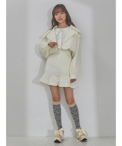 merry jenny（メリージェニー）の「リボンスニーカー（スニーカー・レディース・ブラック/アイボリー・MEDIUM/LARGE/SMALL）」の9枚目の写真