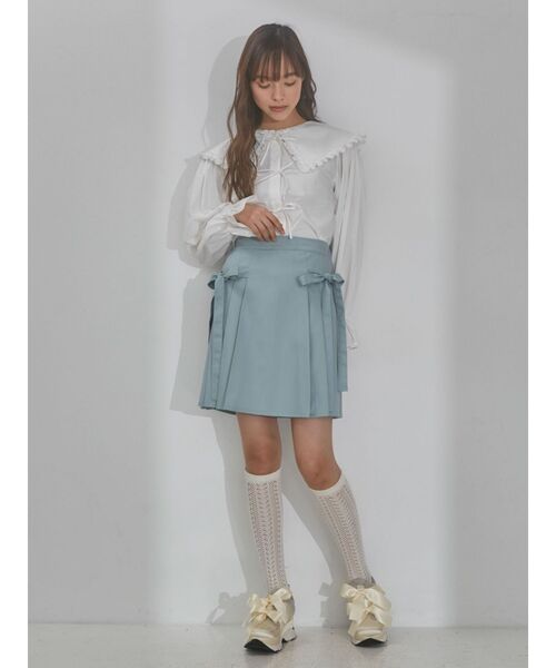 merry jenny（メリージェニー）の「リボンスニーカー（スニーカー・レディース・ブラック/アイボリー・MEDIUM/LARGE/SMALL）」の10枚目の写真