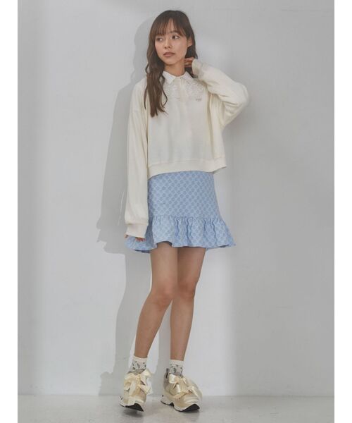 merry jenny（メリージェニー）の「リボンスニーカー（スニーカー・レディース・ブラック/アイボリー・MEDIUM/LARGE/SMALL）」の11枚目の写真