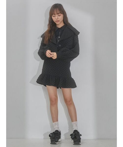 merry jenny（メリージェニー）の「リボンスニーカー（スニーカー・レディース・ブラック/アイボリー・MEDIUM/LARGE/SMALL）」の12枚目の写真