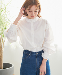 B.C STOCK（ベーセーストック）の「スタンドフリルブラウス（シャツ/ブラウス）」