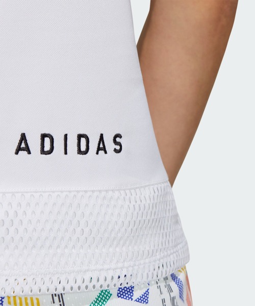 【セール】ファブリックミックス 半袖ポロシャツ【adidas Golf/アディダスゴルフ】（ポロシャツ）｜adidas（アディダス）