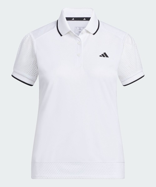 【セール】ファブリックミックス 半袖ポロシャツ【adidas Golf/アディダスゴルフ】（ポロシャツ）｜adidas（アディダス）