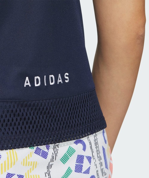 【セール】ファブリックミックス 半袖ポロシャツ【adidas Golf/アディダスゴルフ】（ポロシャツ）｜adidas（アディダス）