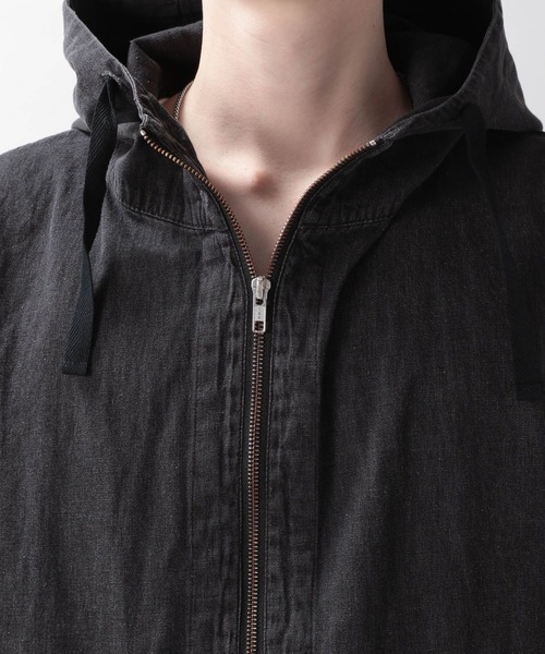 デニムアノラックパーカー