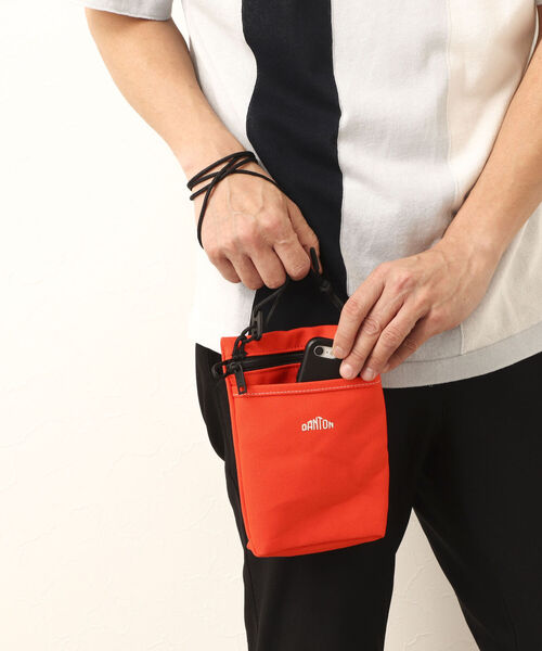 DANTON（ダントン）の「【DANTON/ダントン】COTTON SHOULDER POUCH DT-H0143 LCS（ショルダーバッグ・メンズ・レッド/マスタード/インディゴブルー/ベージュ/ブラック/グレー・FREE）」の11枚目の写真