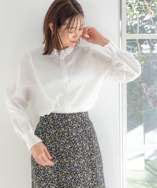 キキページ GLOBAL WORK（グローバルワーク）の「お手入れらくらく襟フリル2WAY