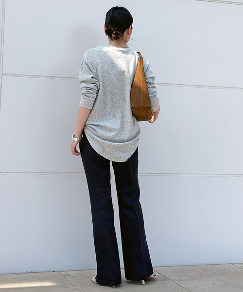 AP STUDIO(エーピーストゥディオ)の「SCENTOF ワッフルTシャツ(Tシャツ/カットソー・レディース・ホワイト/グレー・FREE)」の12枚目の写真