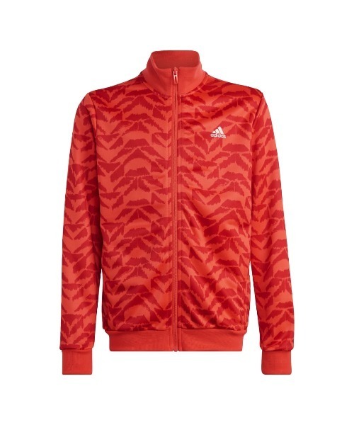 adidas（アディダス）の「アディダス adidas U ESS_フレンチテリー トラックスーツ（ジャージ・キッズ・レッド/ブラック・160cm/140cm/150cm）」の5枚目の写真